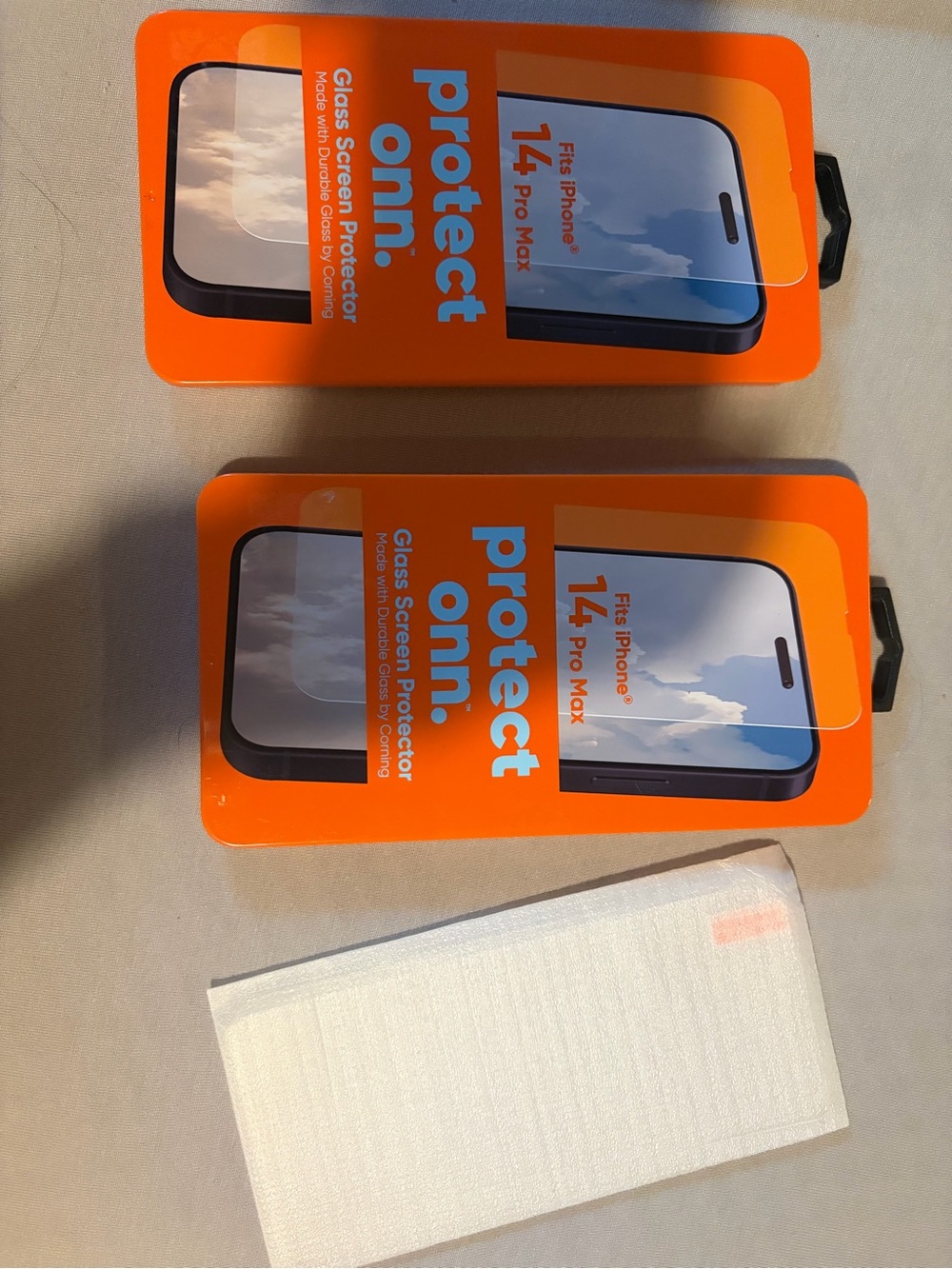 Protectonn Tempered Glass Screen Protector for iPhone 14 Pro Max - Orange